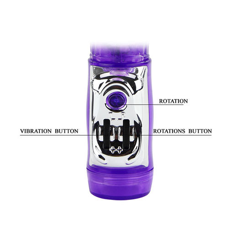 Vibrador Rabbit Rotativo Personal Elite | Dupla Rotação e Estimulação do Ponto G 4