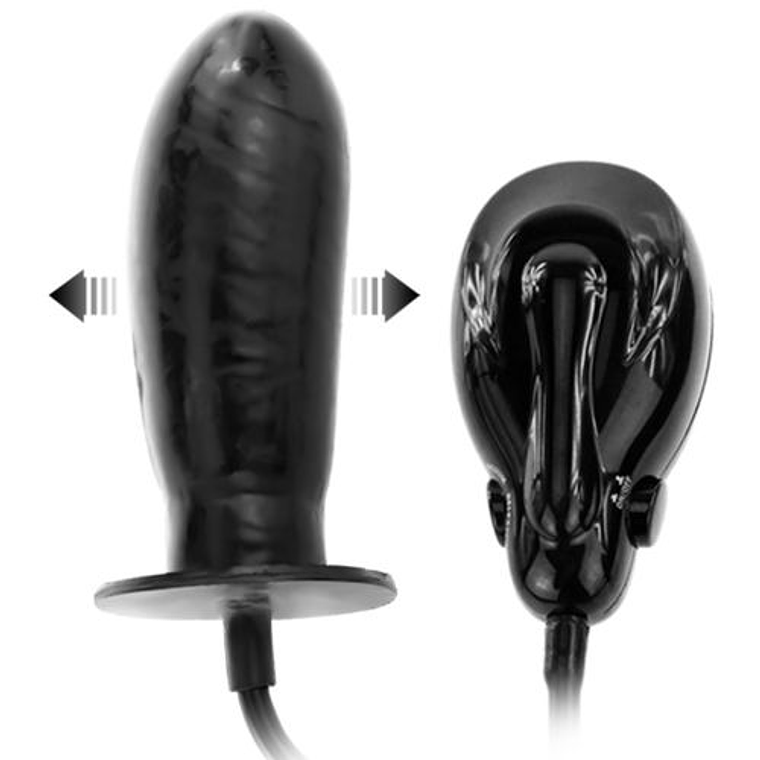 Vibrador Insuflável Expansível | Látex 20cm Multivelocidade Liberação Rápida 3