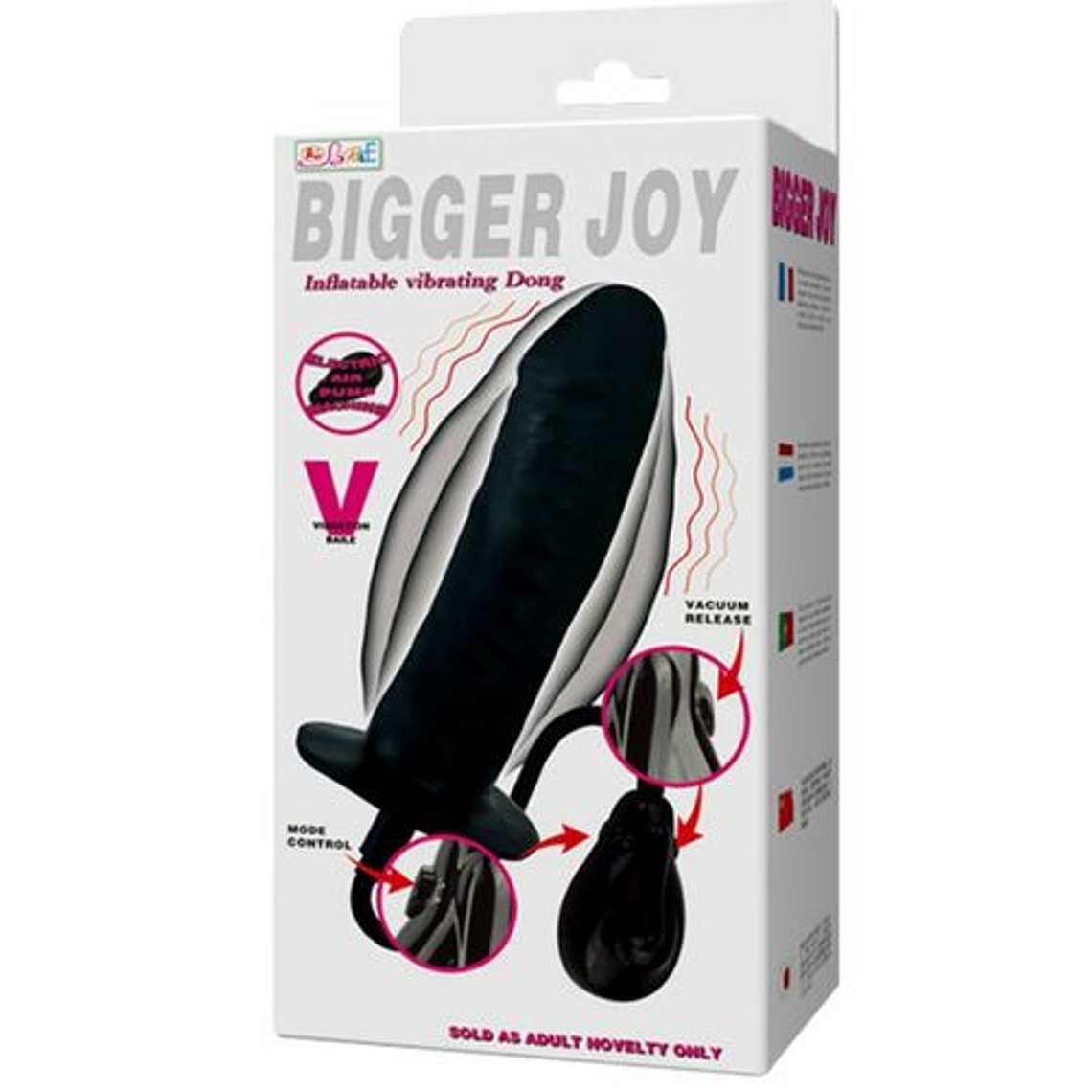 Vibrador Insuflável Expansível | Látex 20cm Multivelocidade Liberação Rápida 6