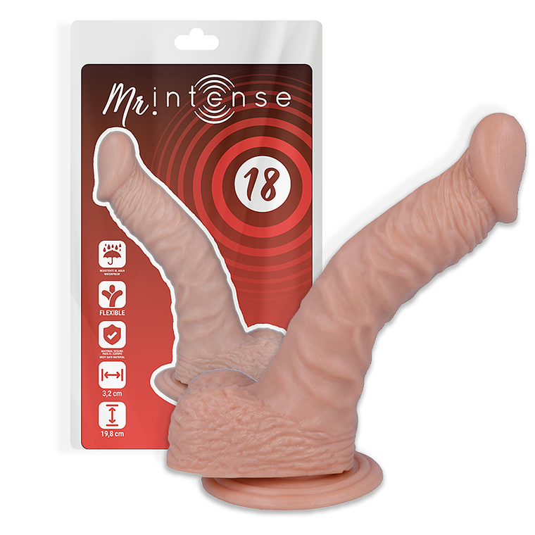 MR INTENSE - 18 REALISTIC PENIS 19.8 CM -O- 3.2 CM 1