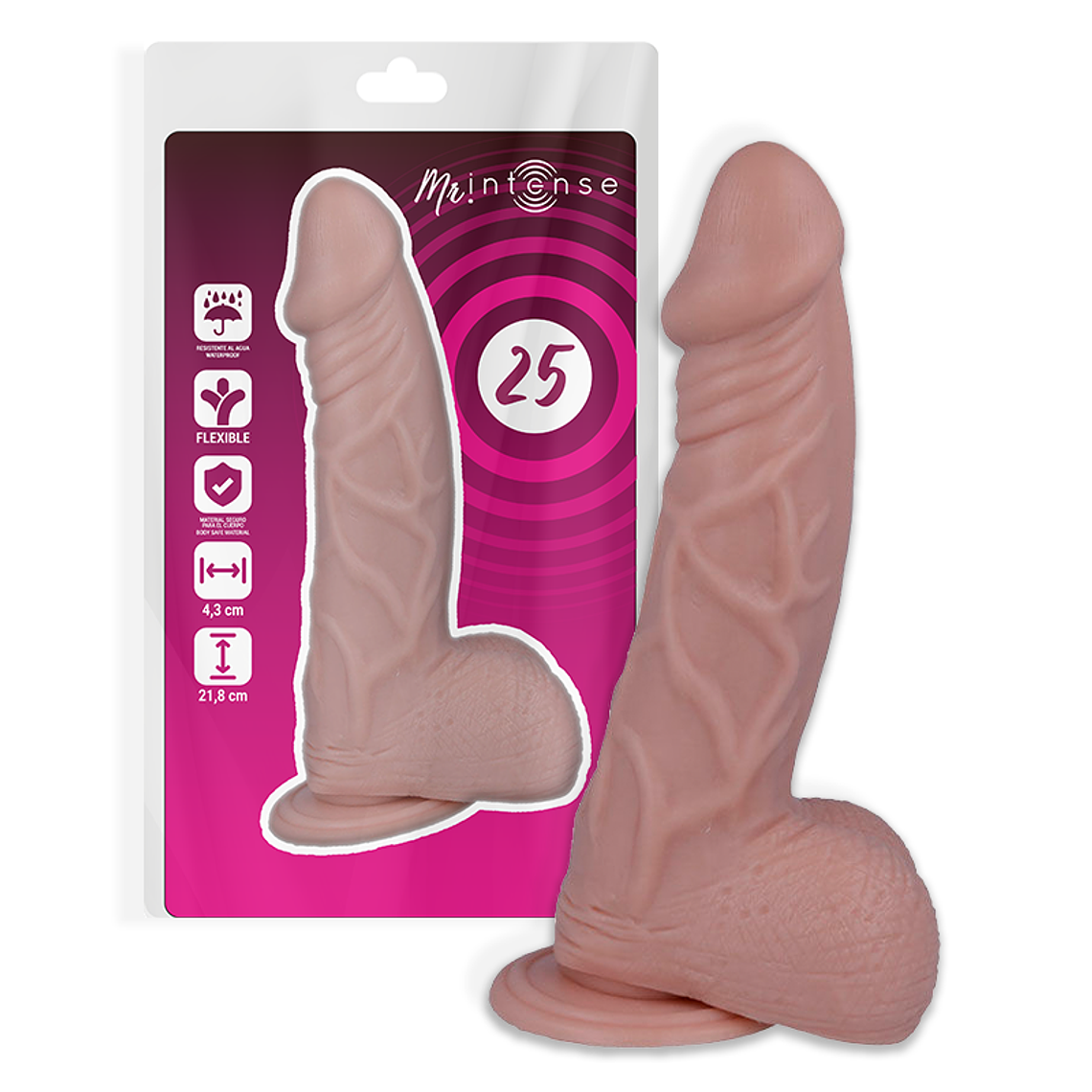 MR INTENSE - 25 REALISTIC COCK 21.8 CM -O- 4.3 CM 1
