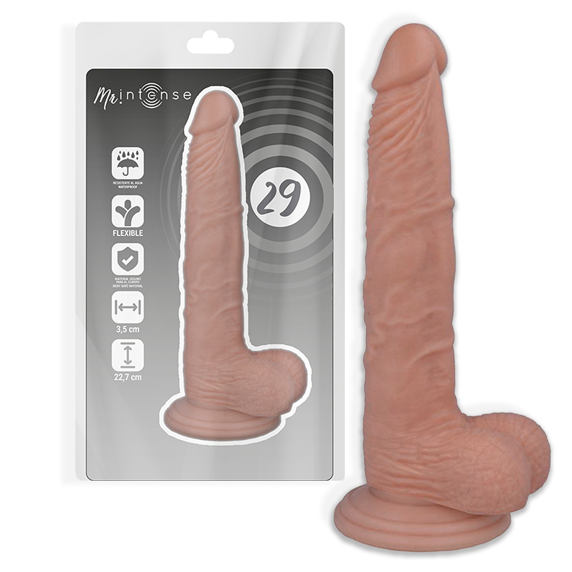 MR INTENSE - 29 REALISTIC PENIS 22.7 CM -O- 3.5 CM 1