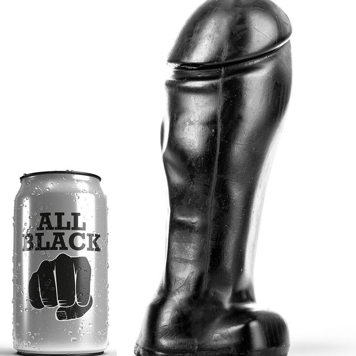 ALL BLACK - DONG 22 CM DE DEDO LARGO 1