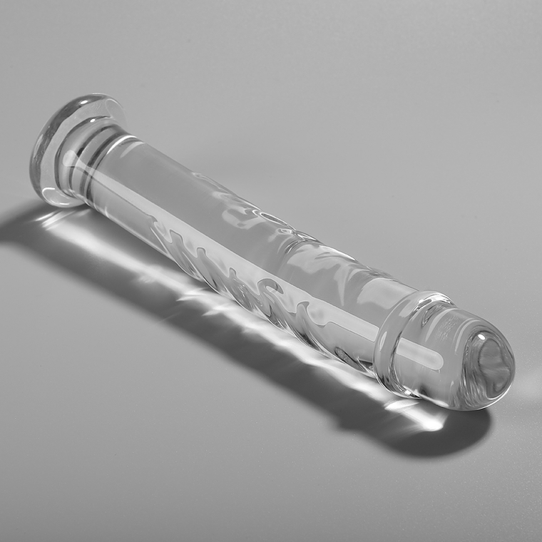 NEBULA SERIES BY IBIZA - MODELO 16 DILDO VIDRO BOROSILICADO TRANSPARENTE 18.5 CM -O- 3 CM 1