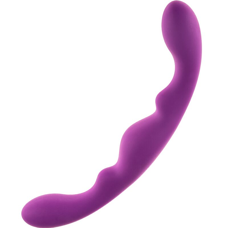 ALIVE - LUNA DILDO DUPLA PENETRAÇÃO VIOLETA SILICONE 25 CM 1