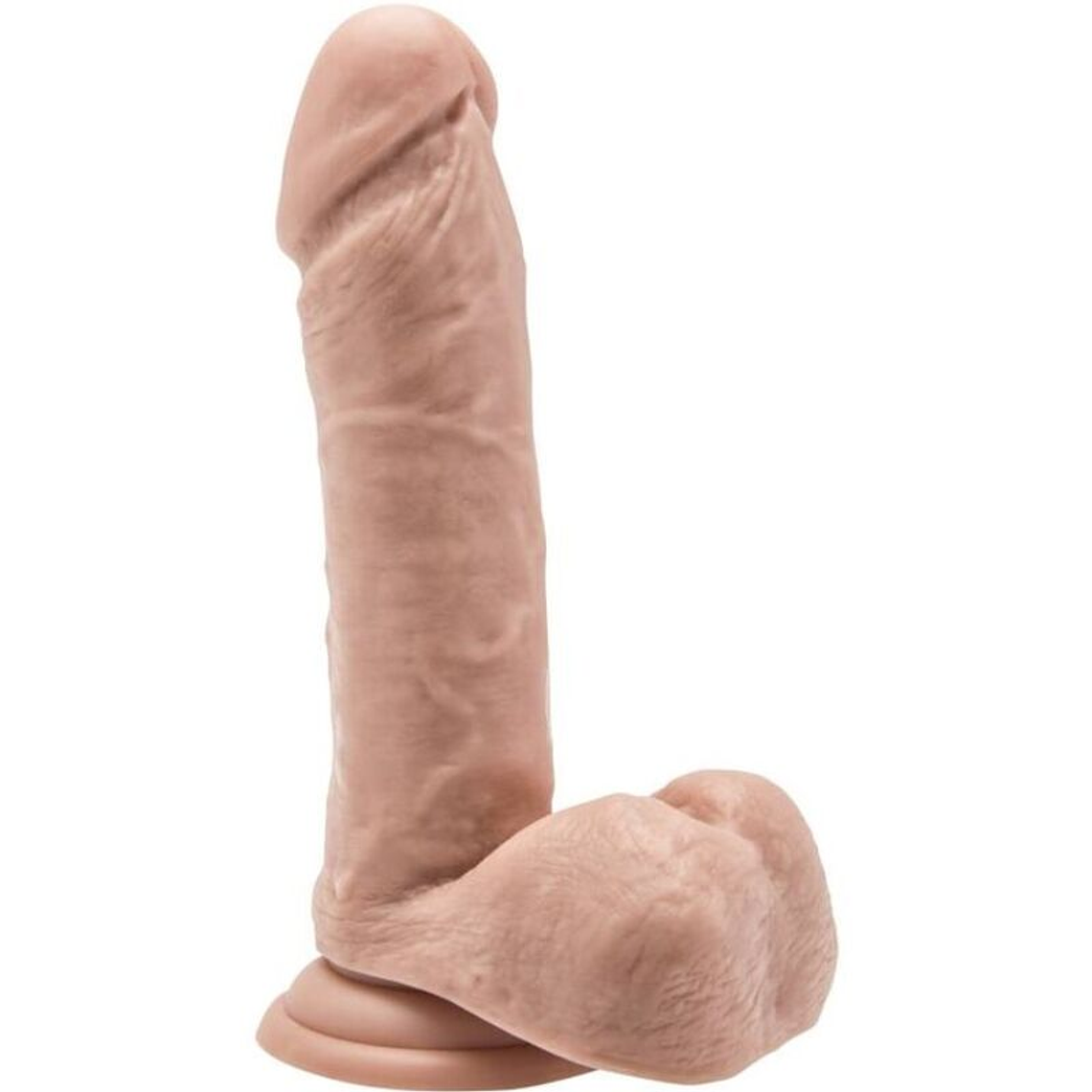 GET REAL - DILDO 18 CM COM BOLAS PELE 1