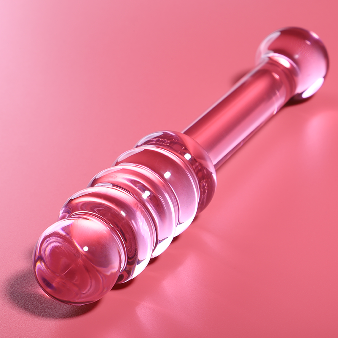 NEBULA SERIES BY IBIZA - MODELO 20 DILDO VIDRO BOROSILICADO ROSA 20.5 CM -O- 3 CM 1