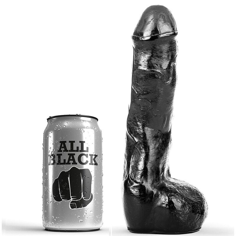 ALL BLACK - PENE REALISTA ANAL 20 CM 1
