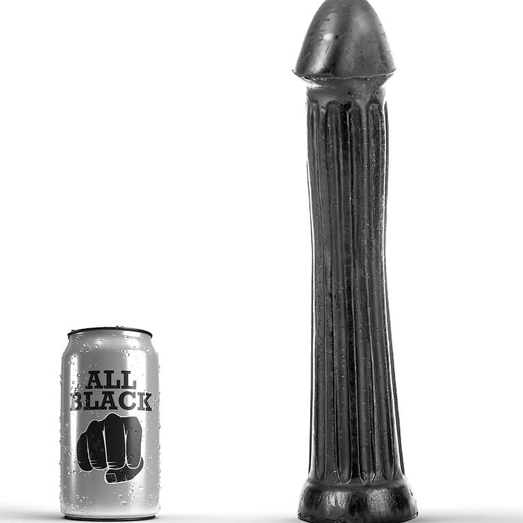 ALL BLACK - PLUG DILDO 31 CM 1