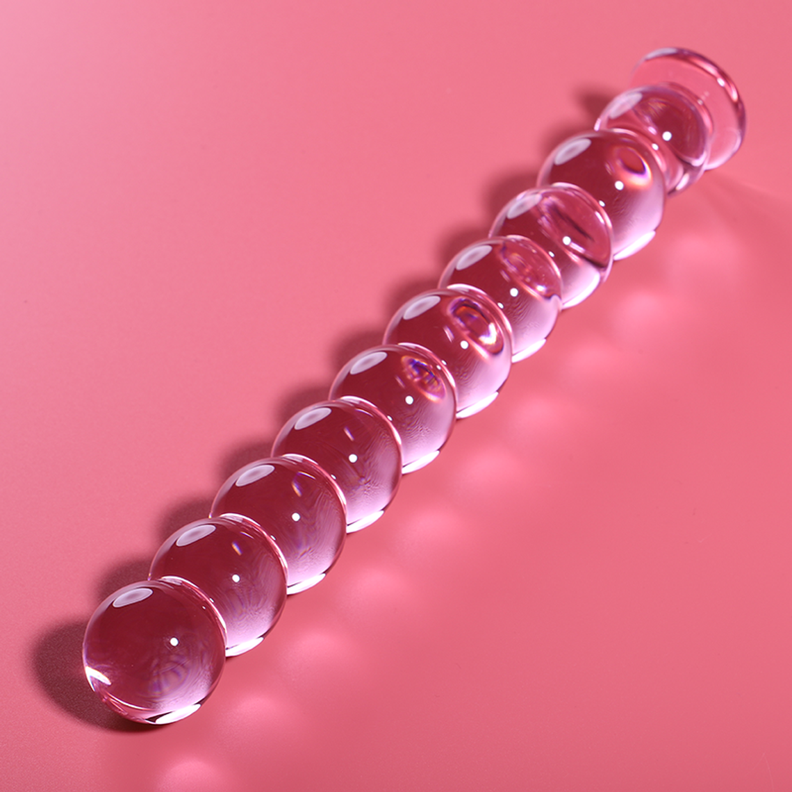 NEBULA SERIES BY IBIZA - MODELO 22 DILDO VIDRO BOROSILICADO ROSA 21.5 CM -O- 2.5 CM 1