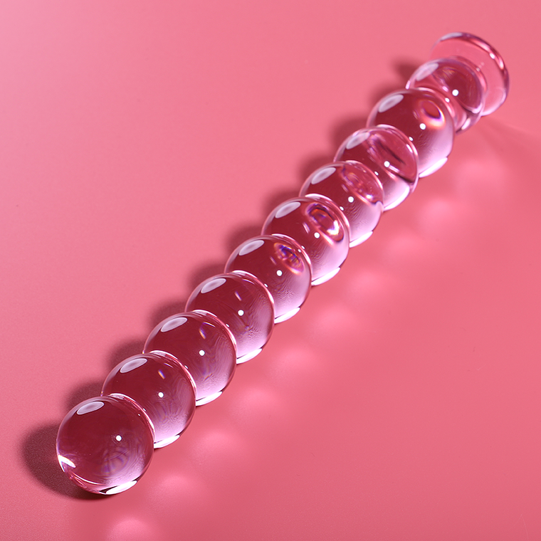 NEBULA SERIES BY IBIZA - MODELO 22 DILDO VIDRO BOROSILICADO ROSA 21.5 CM -O- 2.5 CM 1