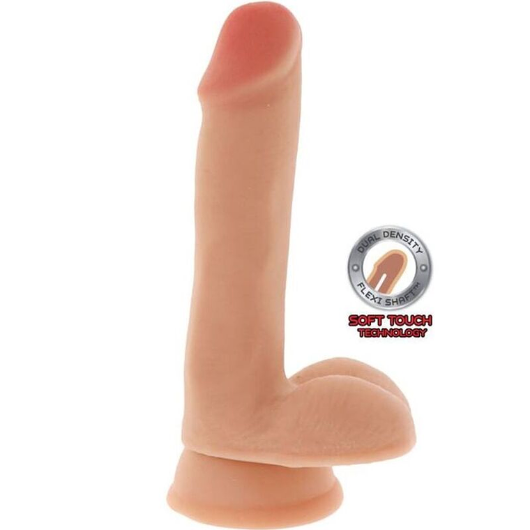 GET REAL - DILDO DE DUAL DENSIDADE PELE DE BOLAS DE 17 CM 1