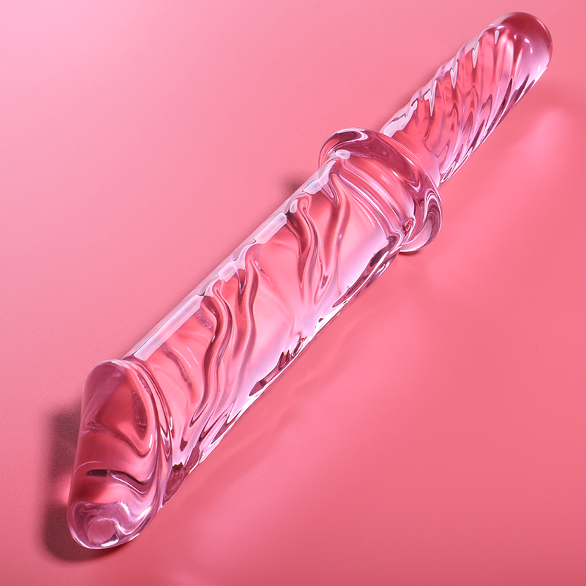 NEBULA SERIES BY IBIZA - MODELO 24 DILDO VIDRO BOROSILICADO ROSA 28.5 CM -O- 5 CM 1