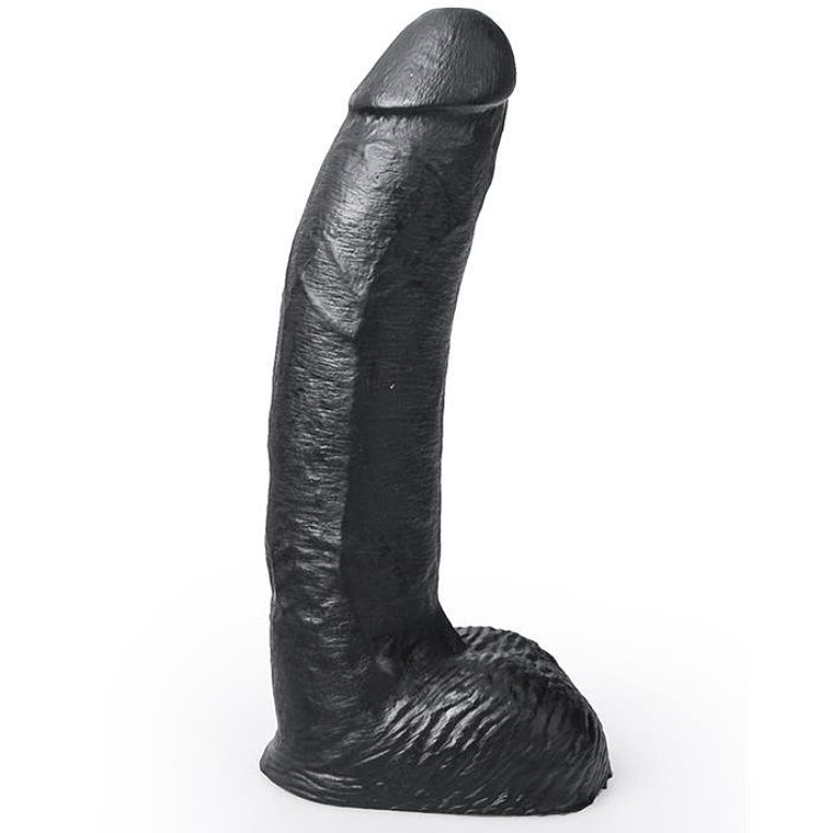 HUNG SYSTEM - DILDO REALÍSTICO PRETO COR GEORGE 22 CM 1