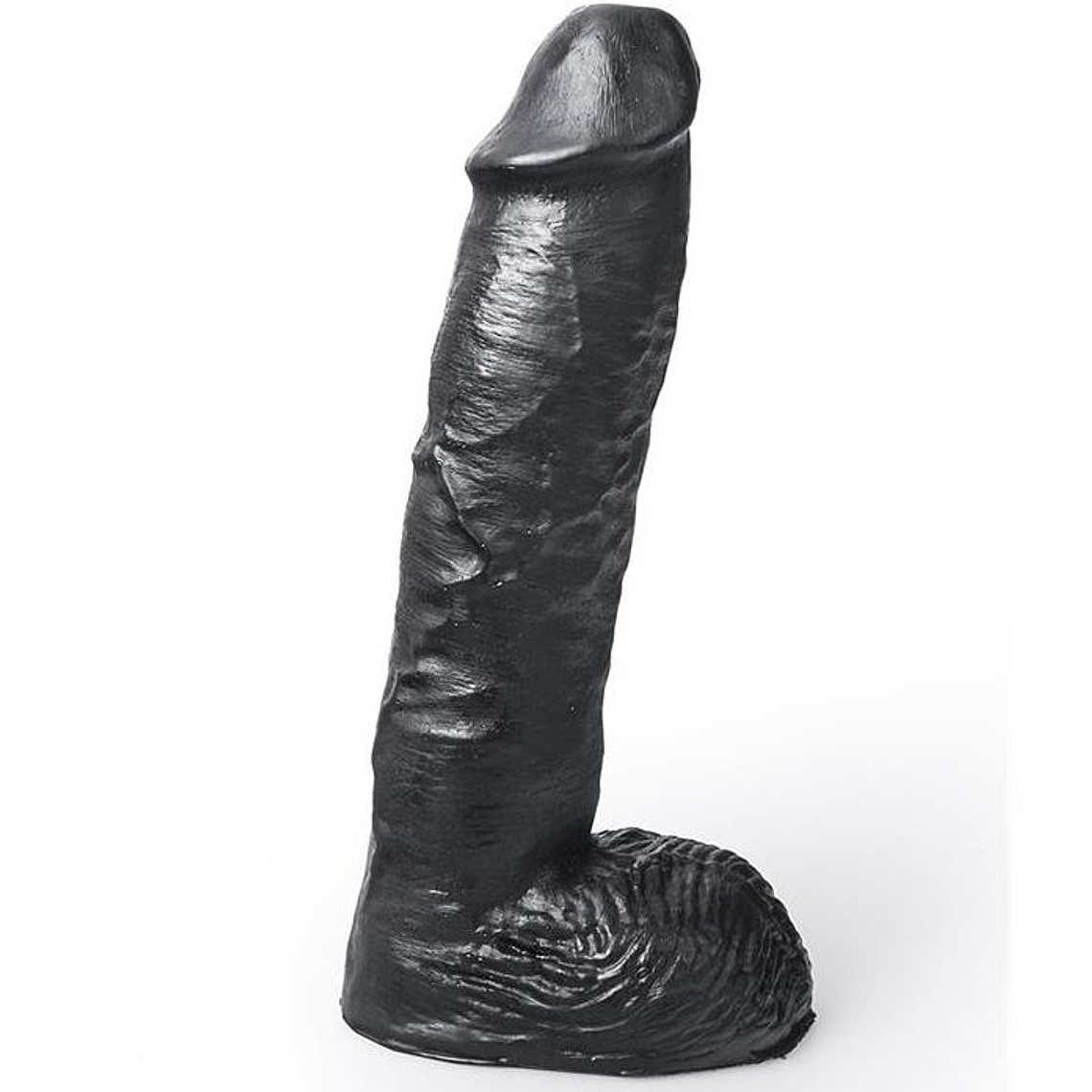 HUNG SYSTEM - DILDO REALÍSTICO PRETO COR MICKEY 24 CM 1