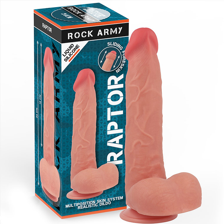 ROCKARMY - SILICONE LÍQUIDO RAPTOR 24 CM -O- 4,4 CM 1