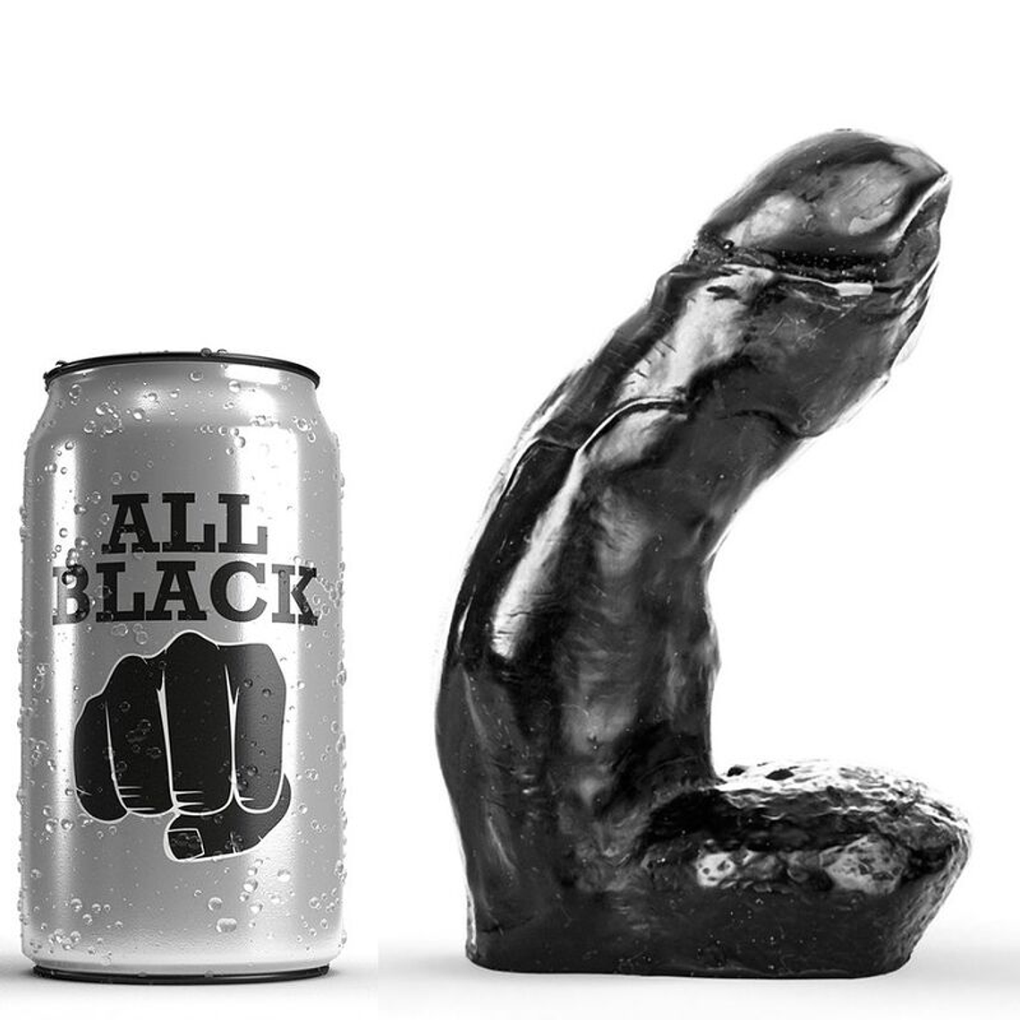 ALL BLACK - DILDO REALÍSTICO 15 CM 1