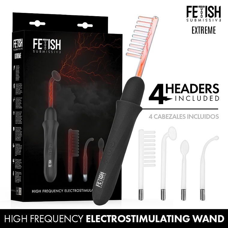 FETISH SUBMISSIVE - HIGH FREQUENCY ELECTROSTIMULATION WAND 1