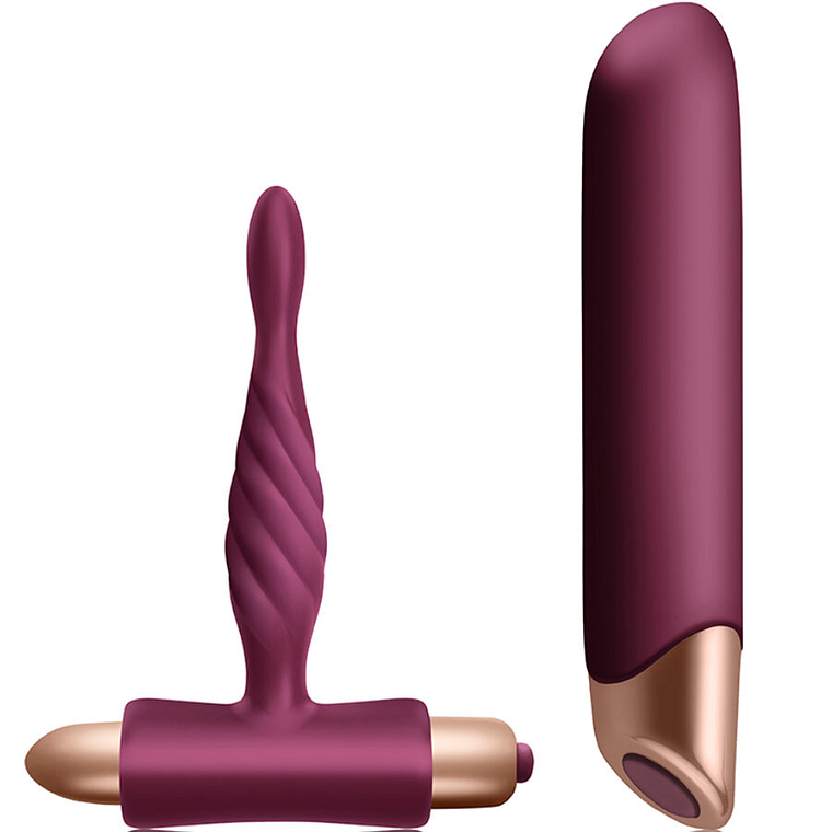 CLIMAXIMUM - KIT RAPTURE VIBRADOR CLÁSSICO + PLUG ANAL PARA INICIANTES 1