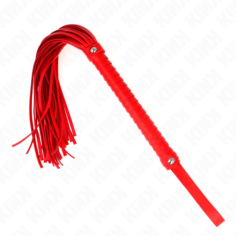 KINK - CHICOTE COM CABO TEXTURADO VERMELHO 48,5 CM 1