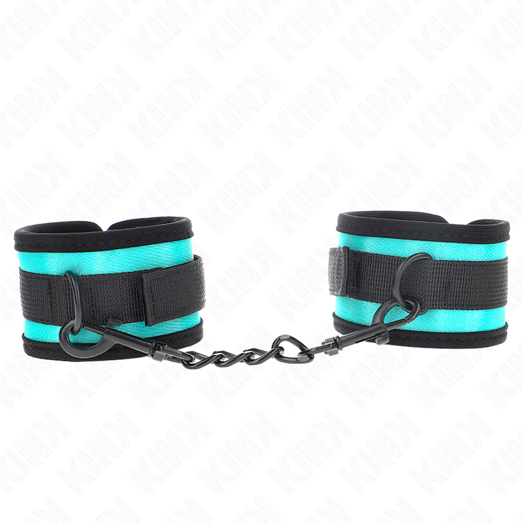KINK - GANCHO E LOOP NYLON BIND PULSO PRETO-AZUL AJUSTÁVEL 18-32 CM X 5 CM 1