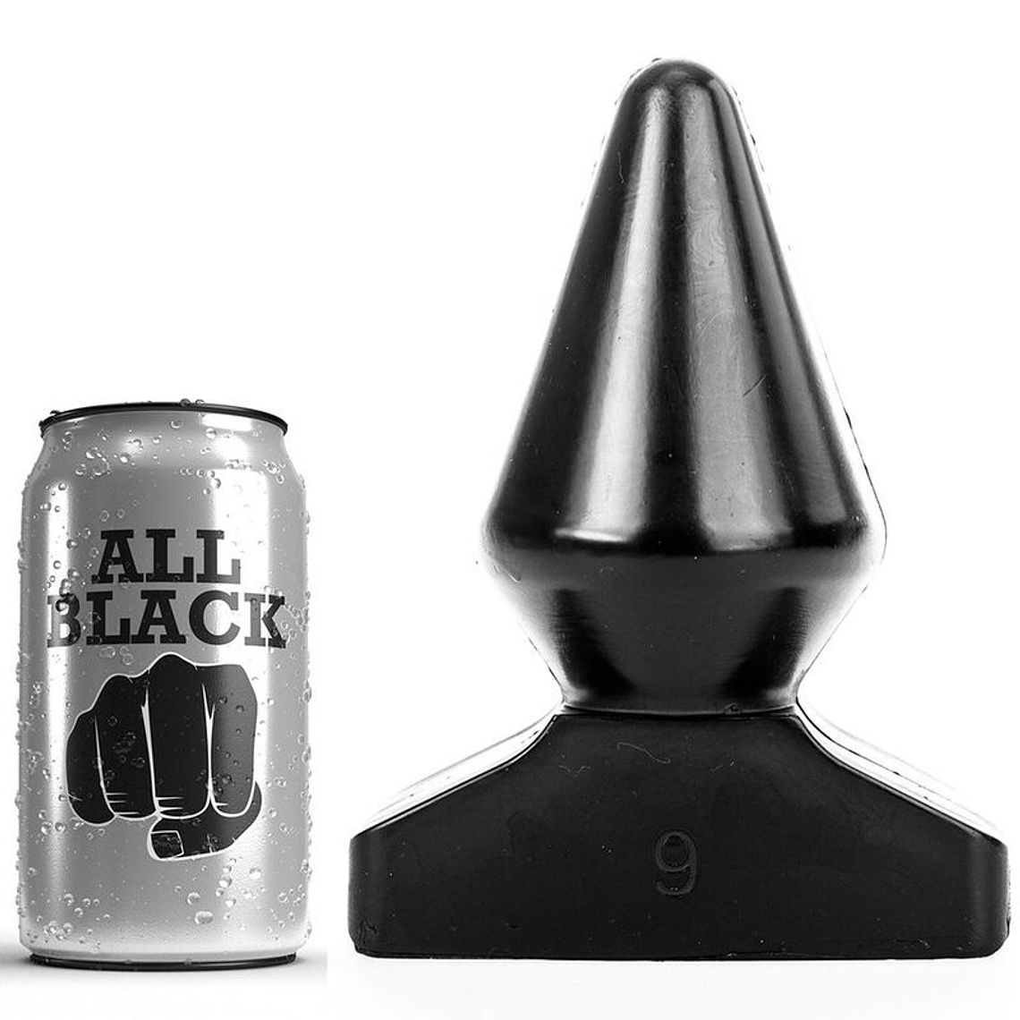 ALL BLACK - PLUG ANAL 18,5 CM 1