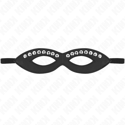 KINK - MÁSCARA DE OLHOS COM MINI REBITES MODELO 1 20,5 x 5,5 CM