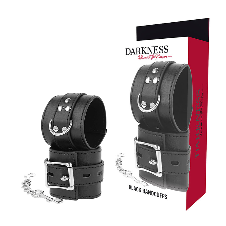 DARKNESS - ALGEMAS DE COURO PRETO 1