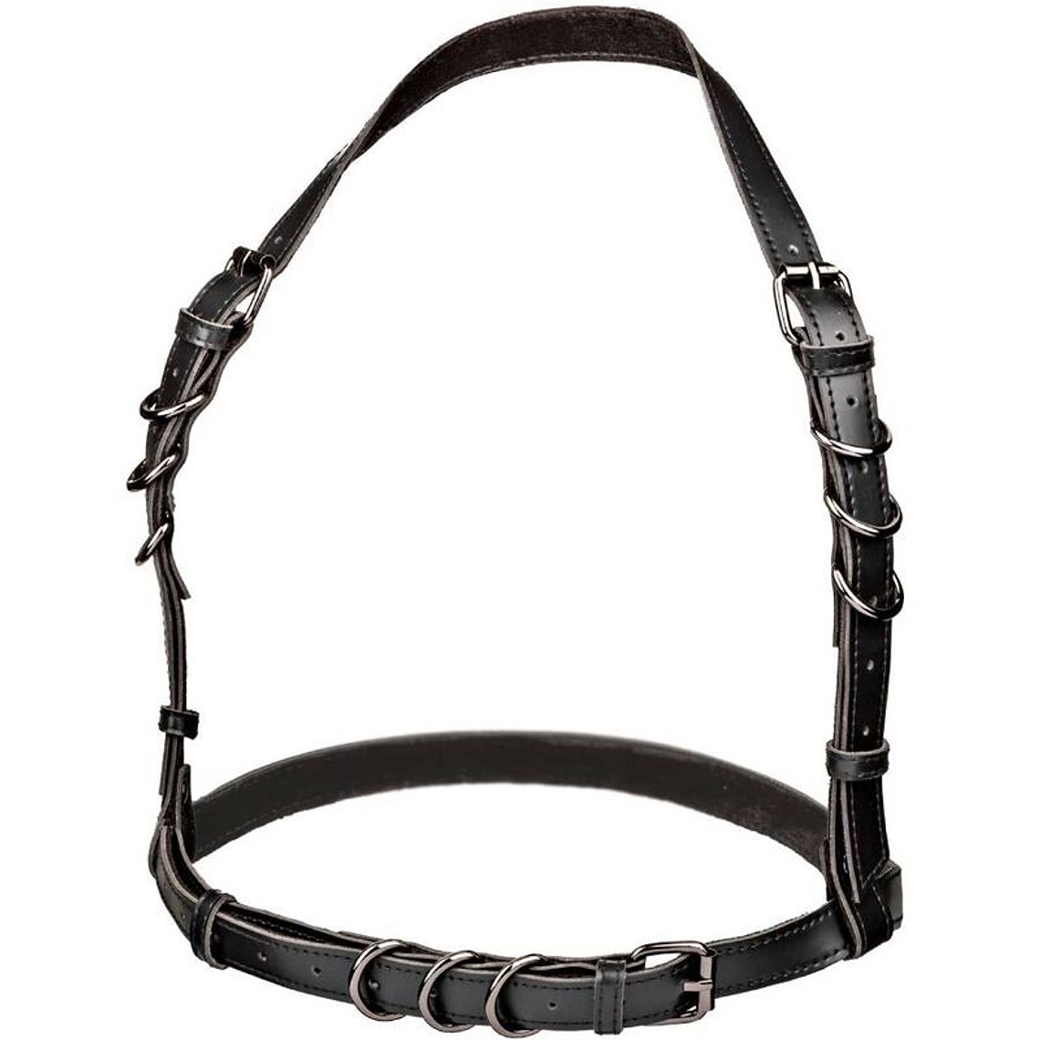 CALEXOTICS - EUPHORIA ARNÊS DE FIVELA HALTER PRETO 1