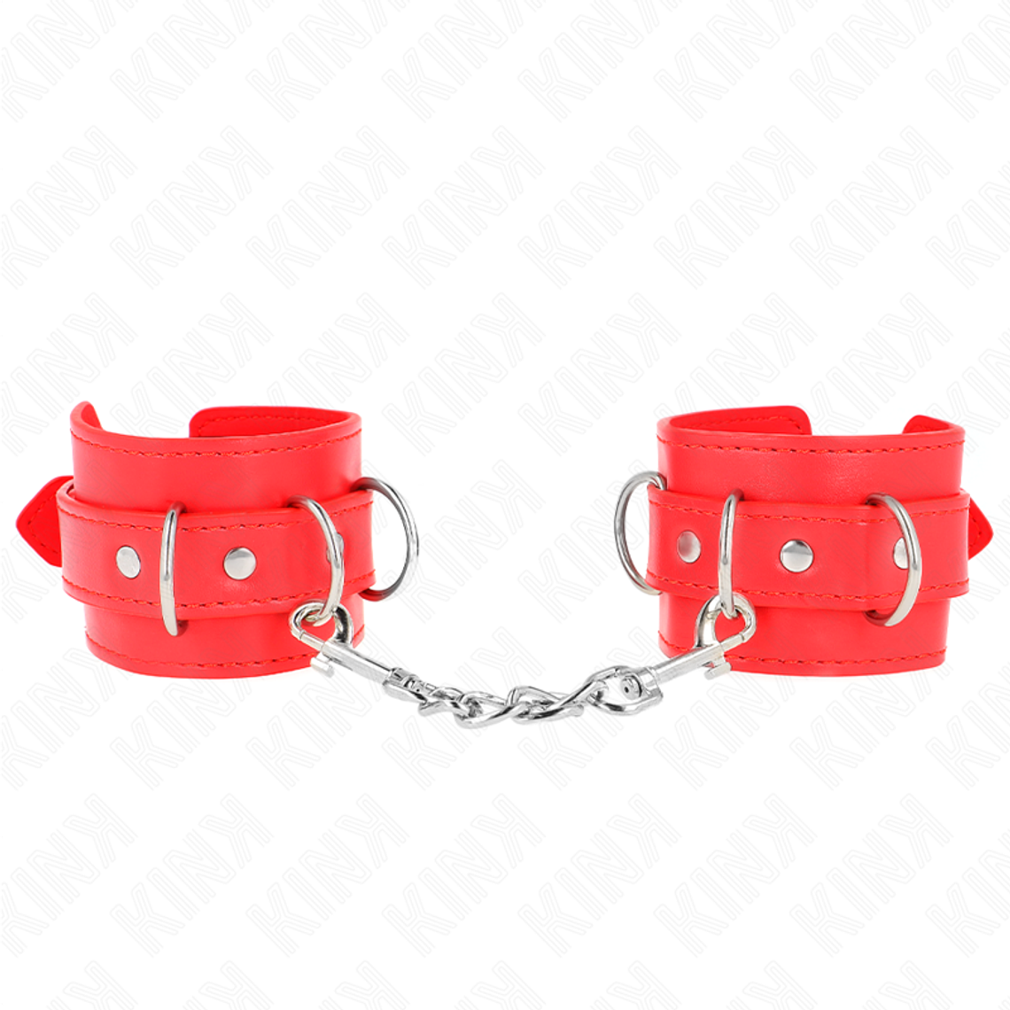 KINK - 3 RETENÇÕES DE PULSO D-RING AJUSTÁVEIS VERMELHO 17,5-25 CM X 6 CM 1
