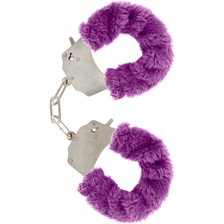 TOYJOY - FURRY FUN CUFFS BONDAGE ROXO 1