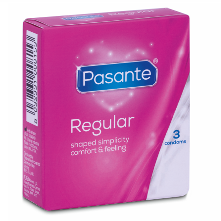 PASANTE - DE PRESERVATIVO GAMA REGULAR 3 UNIDADES 1