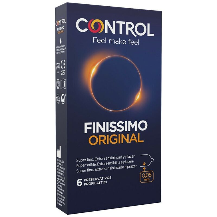 CONTROL - FINISSIMO ORIGINAL 6 UNIDADES 1