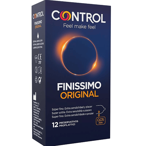 CONTROL - FINISSIMO CONDOMS 12 UNITS