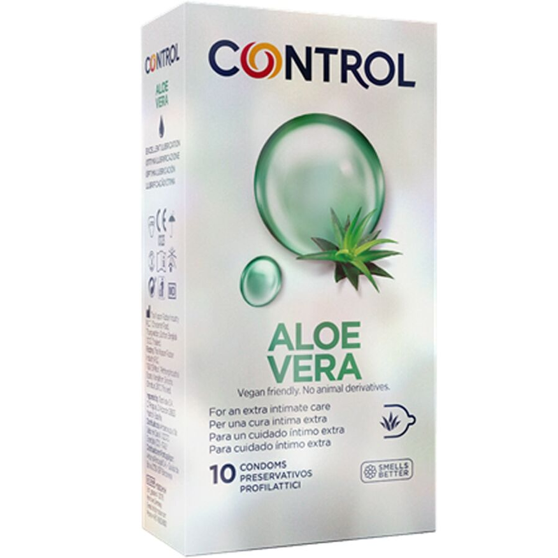 CONTROL - PRESERVATIVOS COM ALOE VERA 10 UNIDADES 1