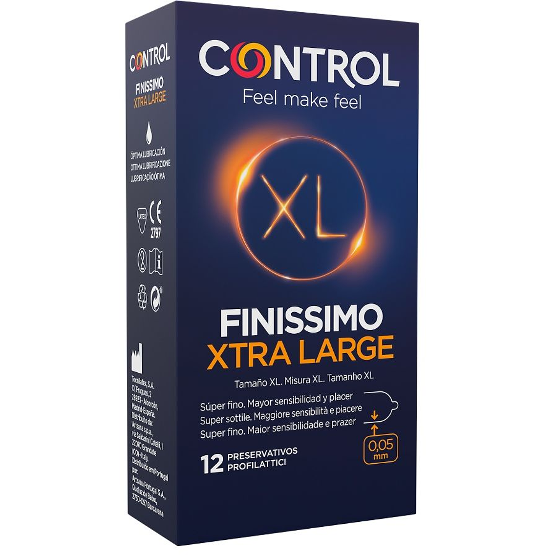 CONTROL - PRESERVATIVOS FINISSIMO XL 12 UNIDADES 1