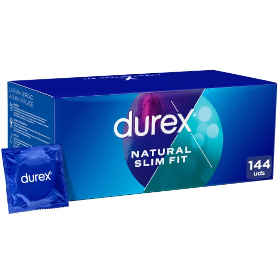 DUREX - NATURAL SLIM FIT BÁSICO 144 UNIDADES 1