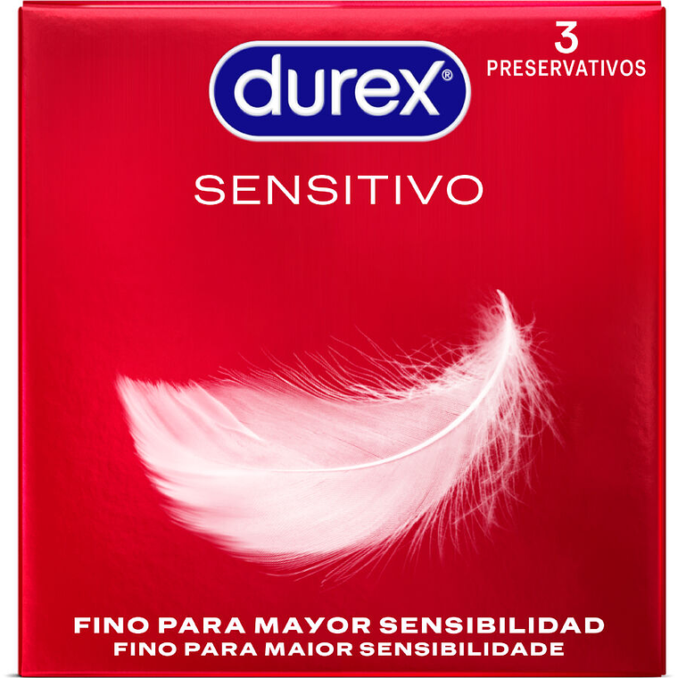 DUREX - PRESERVATIVOS SENSITIVE 3 UNIDADES 1