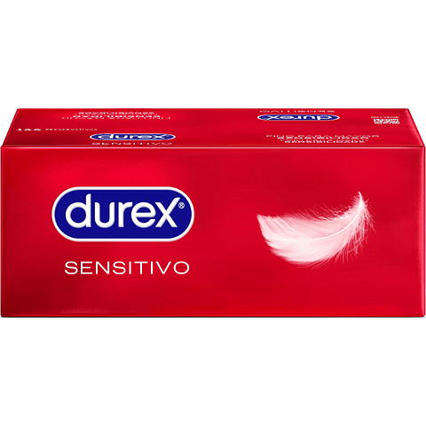DUREX - PRESERVATIVOS SENSÍVEIS 144 UNIDADES