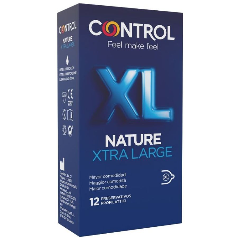 CONTROL - ADAPTA NATURE XL CONDOMS 12 UNITS 1