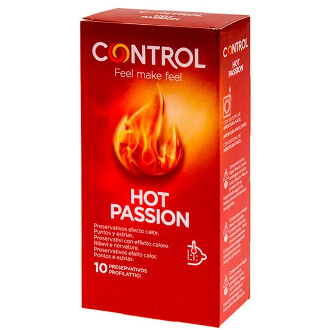 CONTROL - EFEITO AQUECIMENTO PAIXÃO QUENTE 10 UNIDADES 1