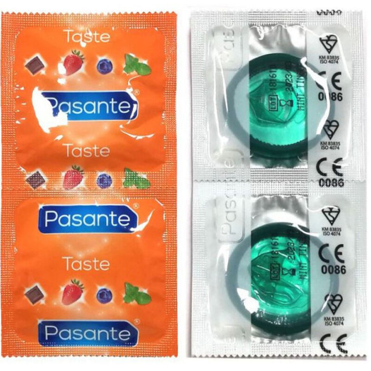 PASANTE - SACO DE PRESERVATIVOS SABOR HORTEL 144 UNIDADES 1