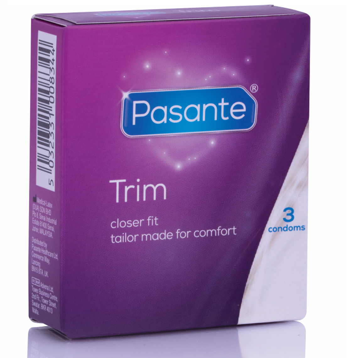 PASANTE - THIN TRIM MS THIN PRESERVATIVO DE 3 UNIDADES 1