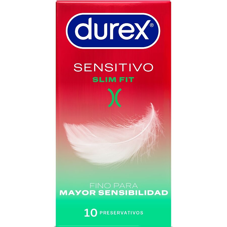DUREX - SENSITIVO SLIM FIT 10 UNIDADES 1