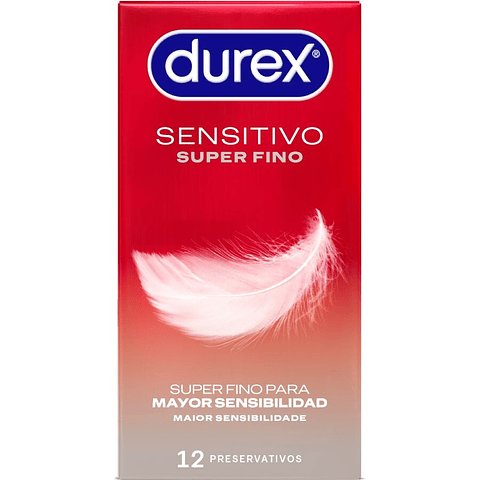 DUREX - SUPER THIN SENSÍVEL 12 UNIDADES