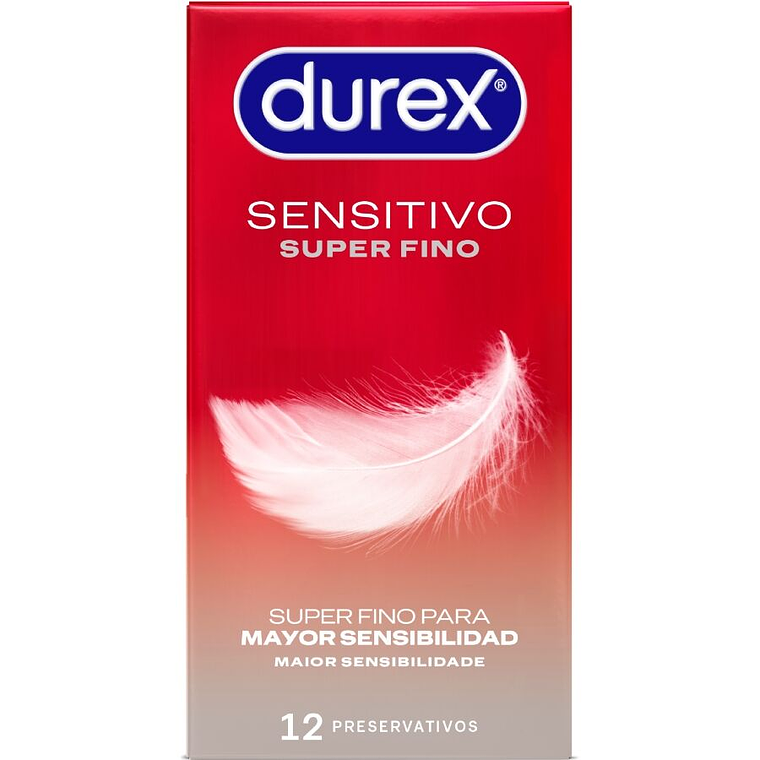 DUREX - SUPER THIN SENSÍVEL 12 UNIDADES 1