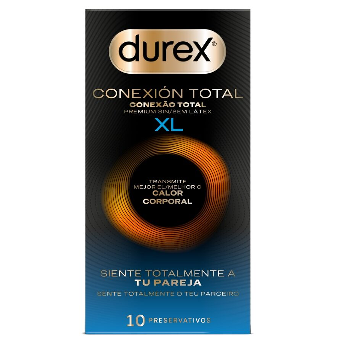 DUREX - TOTAL CONNECTION XL ULTRA FINE PLUS SEM LÁTEX 10 UNIDADES 1