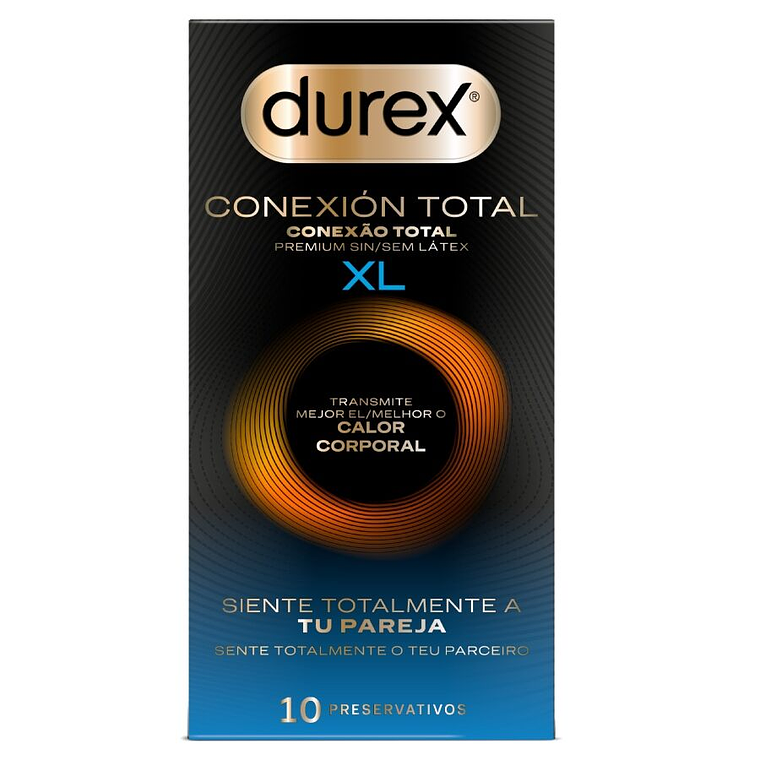 DUREX - TOTAL CONNECTION XL ULTRA FINE PLUS SEM LÁTEX 10 UNIDADES 1