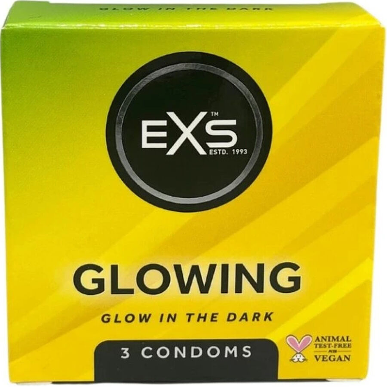 EXS CONDOMS - BRILHA NO ESCURO 1