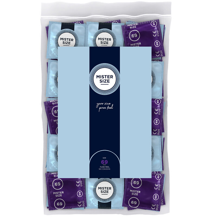 MISTER SIZE - PRESERVATIVOS TAMANHO XXXL 69 MM (100 UNIDADES) 1